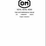 OM Pimespo XD15, XD18 and XD20 Forklift Repair Workshop Manual