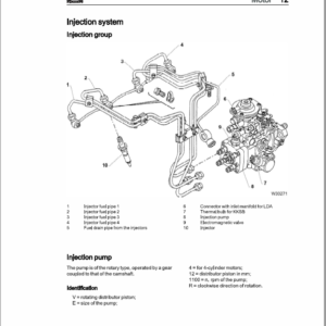 OM Pimespo XD40, XD45 and XD50 Forklift Workshop Manual