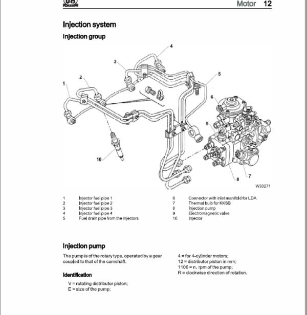 OM Pimespo XD40, XD45 and XD50 Forklift Workshop Manual