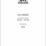 OM Pimespo XG25 and XG30 Forklift Repair Workshop Manual