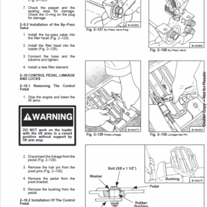 Bobcat 540, 543 and 543B Skid-Steer Loader Service Manual