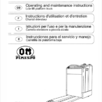 OM PIMESPO TLR, CLD and CLR Pallet Stacker Workshop Repair Manual