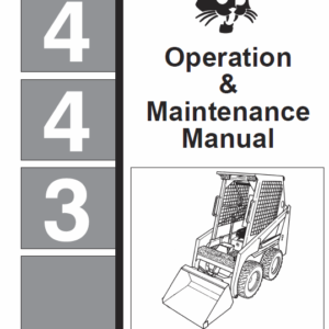 Bobcat 440, 443 and 443B Skid-Steer Loader Service Manual