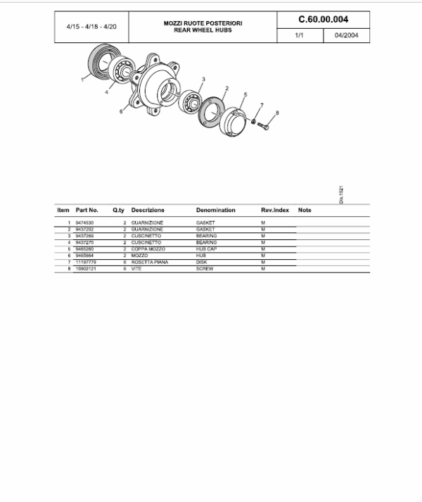 OM Pimespo XE12, XE15 and XE18 Series 4016 , 4017 Forklift Workshop Repair Manual