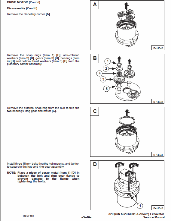 Bobcat X320, and X322 Excavator Service Manual