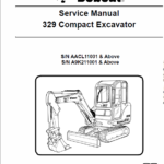 Bobcat 329 Compact Excavator Service Manual
