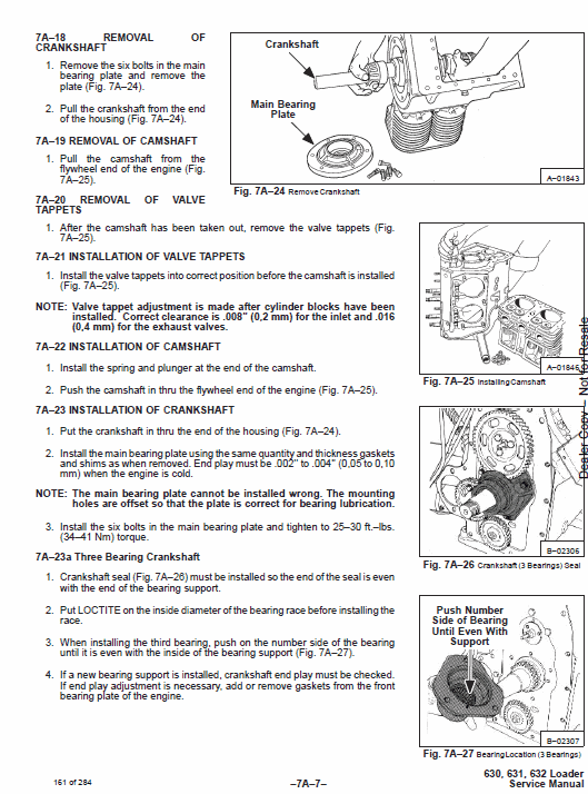 Bobcat 630, 631 and 632 Skid-Steer Loader Service Manual