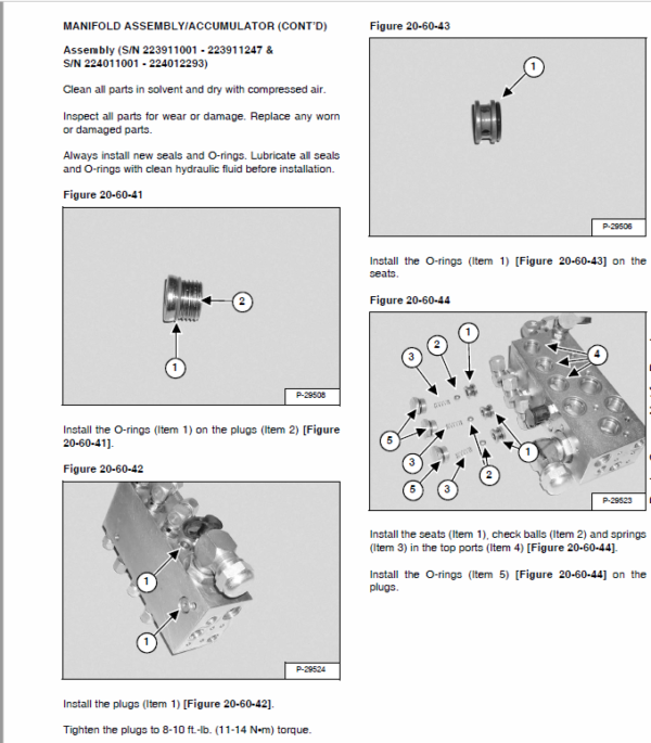 Bobcat 320, 320L and 322 Excavator Service Manual