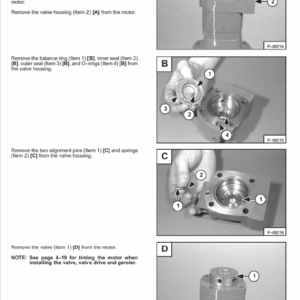 Bobcat X220 Excavator Service Manual