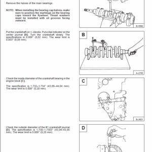 Bobcat 320, 320L and 322 Excavator Service Manual