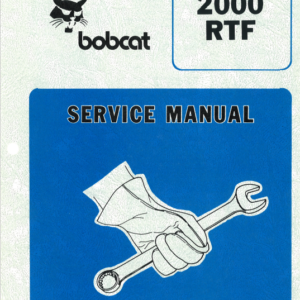 Bobcat 2000 Loader Service Manual