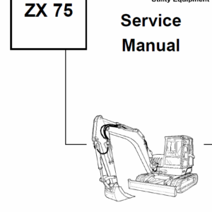 Bobcat ZX75 and ZX125 Excavator Service Manual