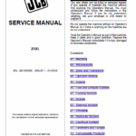 JCB 2DXL Loader Service Manual