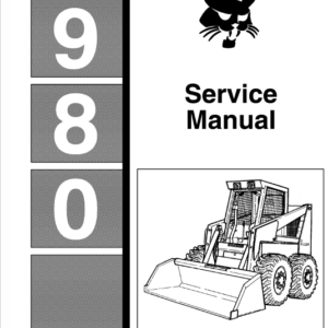 Bobcat 980 Skid-Steer Loader Service Manual