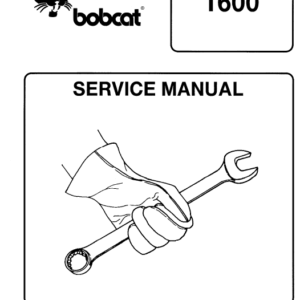 Bobcat 1600 Loader Service Manual