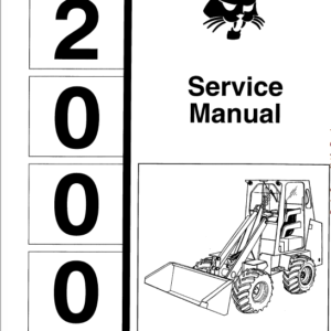 Bobcat 2000 Loader Service Manual