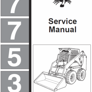 Bobcat 7753 Skid-Steer Loader Service Manual