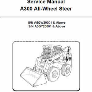 Bobcat A300 Skid-Steer Loader Service Manual