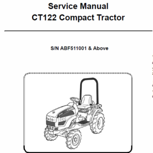 Bobcat CT122 Compact Tractor Service Manual