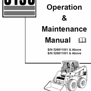 Bobcat S150 and S160 Skid-Steer Loader Service Manual