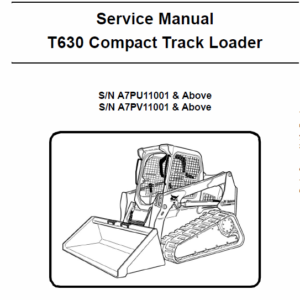 Bobcat T630 Loader Service Manual