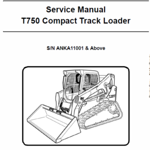 Bobcat T750 Loader Service Manual