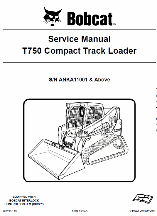 Bobcat T750 Loader Service Manual