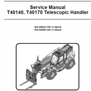 Bobcat T40140 and T40170 Telescopic Handler Service Manual