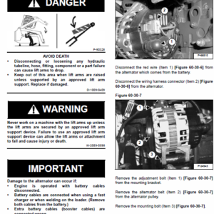 Bobcat T140 Compact Loader Service Manual