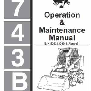 Bobcat 742B and 743B Skid-Steer Loader Service Manual