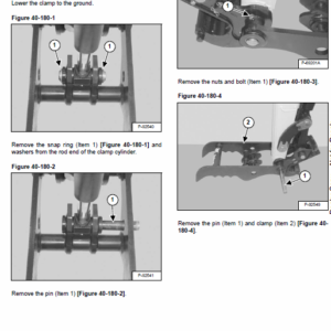 Bobcat E32 Compact Excavator Service Manual