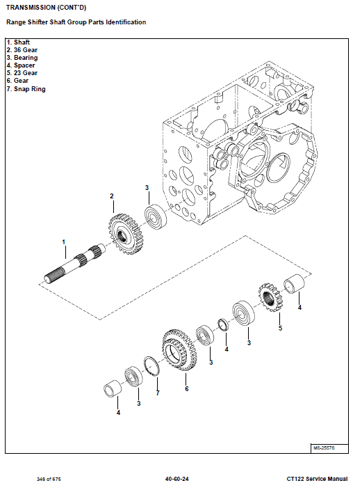 Bobcat CT122 Compact Tractor Service Manual