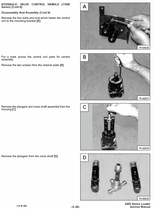 Bobcat 2400 Loader Service Manual