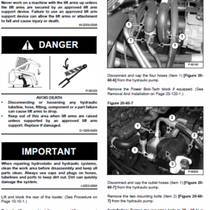 Bobcat S850 Skid-Steer Loader Service Manual