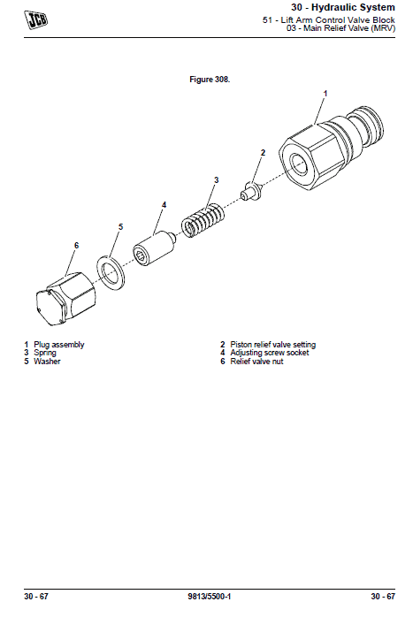 JCB 2DXL Loader Service Manual