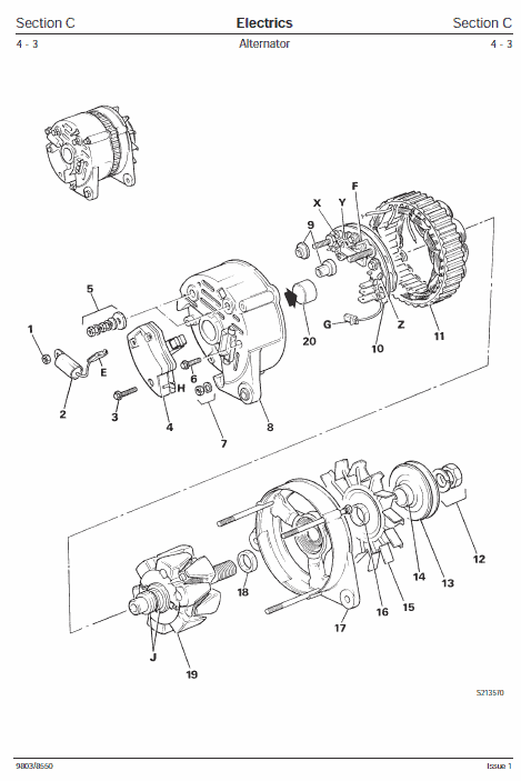 JCB 1CX, 208S Backhoe Loader Service Manual