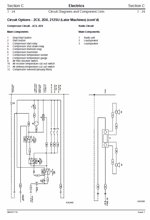 JCB 2CX, 2DX, 210, 212 & VARIANTS Backhoe Loader Service Manual