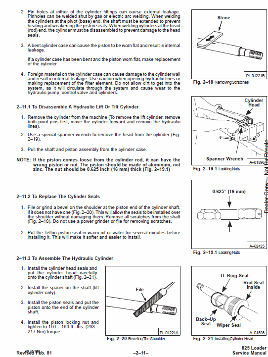 Bobcat 825 Skid-Steer Loader Service Manual