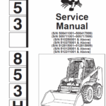 Bobcat 853 and 853H Skid-Steer Loader Service Manual