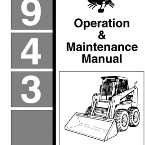 Bobcat 943 Skid-Steer Loader Service Manual