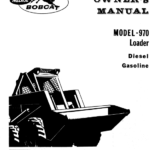 Bobcat M970 Loader Service Manual