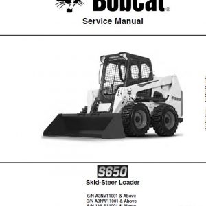 Bobcat S650 Skid-Steer Loader Service Manual - Image 2