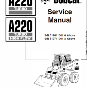 Bobcat A220 Skid-Steer Loader Service Manual