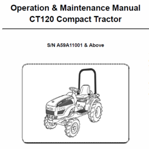 Bobcat CT120 Compact Tractor Service Manual