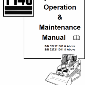 Bobcat T140 Compact Loader Service Manual