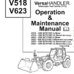 Bobcat V623 VersaHANDLER Telescopic Service Manual