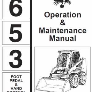 Bobcat 653 Skid-Steer Loader Service Manual