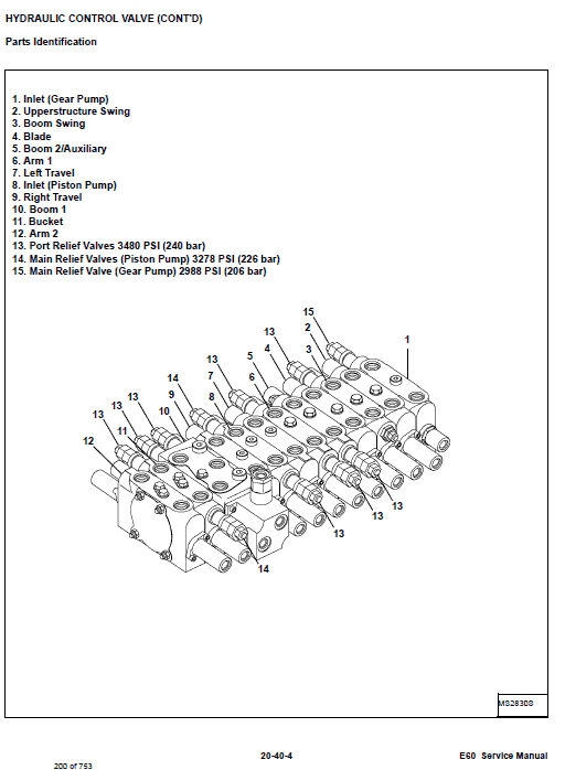 Bobcat E60 Compact Excavator Repair Service Manual