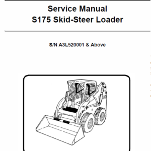 Bobcat S175 Skid-Steer Loader Service Manual