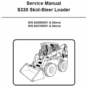 Bobcat S330 Skid-Steer Loader Service Manual